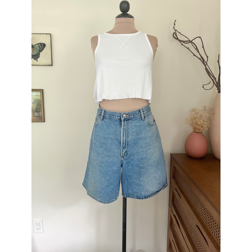 Vintage 90s Route 66 Denim Shorts
